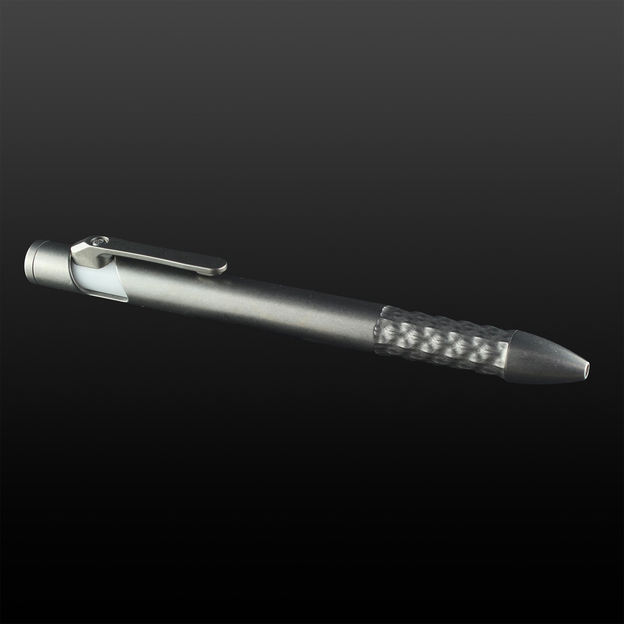 Sideswipe Gen 2 EDC Pen Short Dragonskin - Titanium - Focusworks EDC