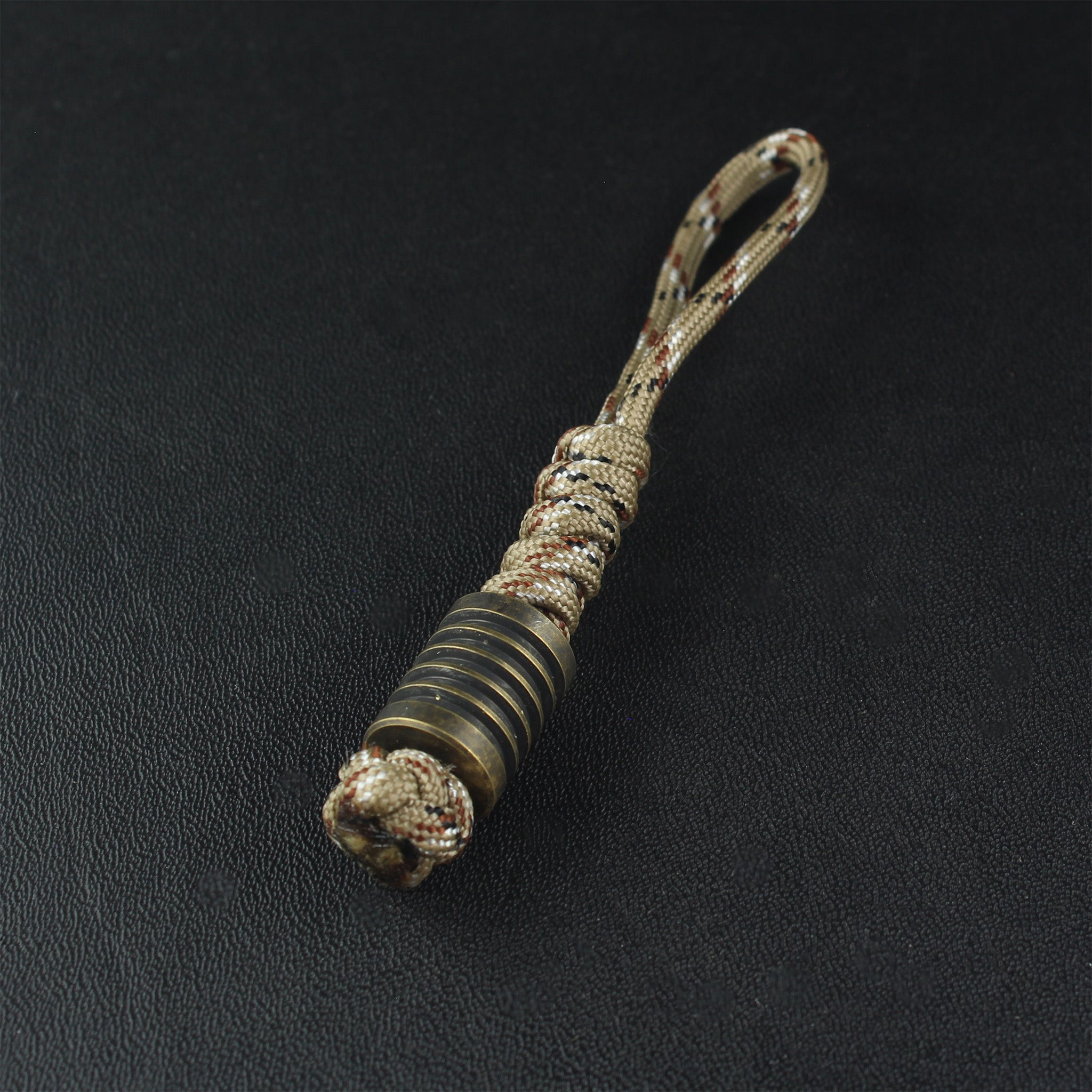 Paracord Lanyard with B3 Bead Brass - Focusworks EDC