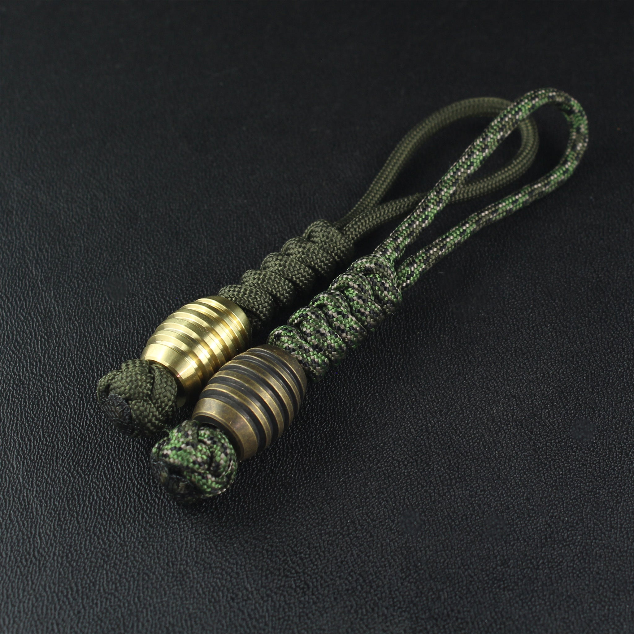 Paracord Lanyard with B7 Bead Brass - Focusworks EDC