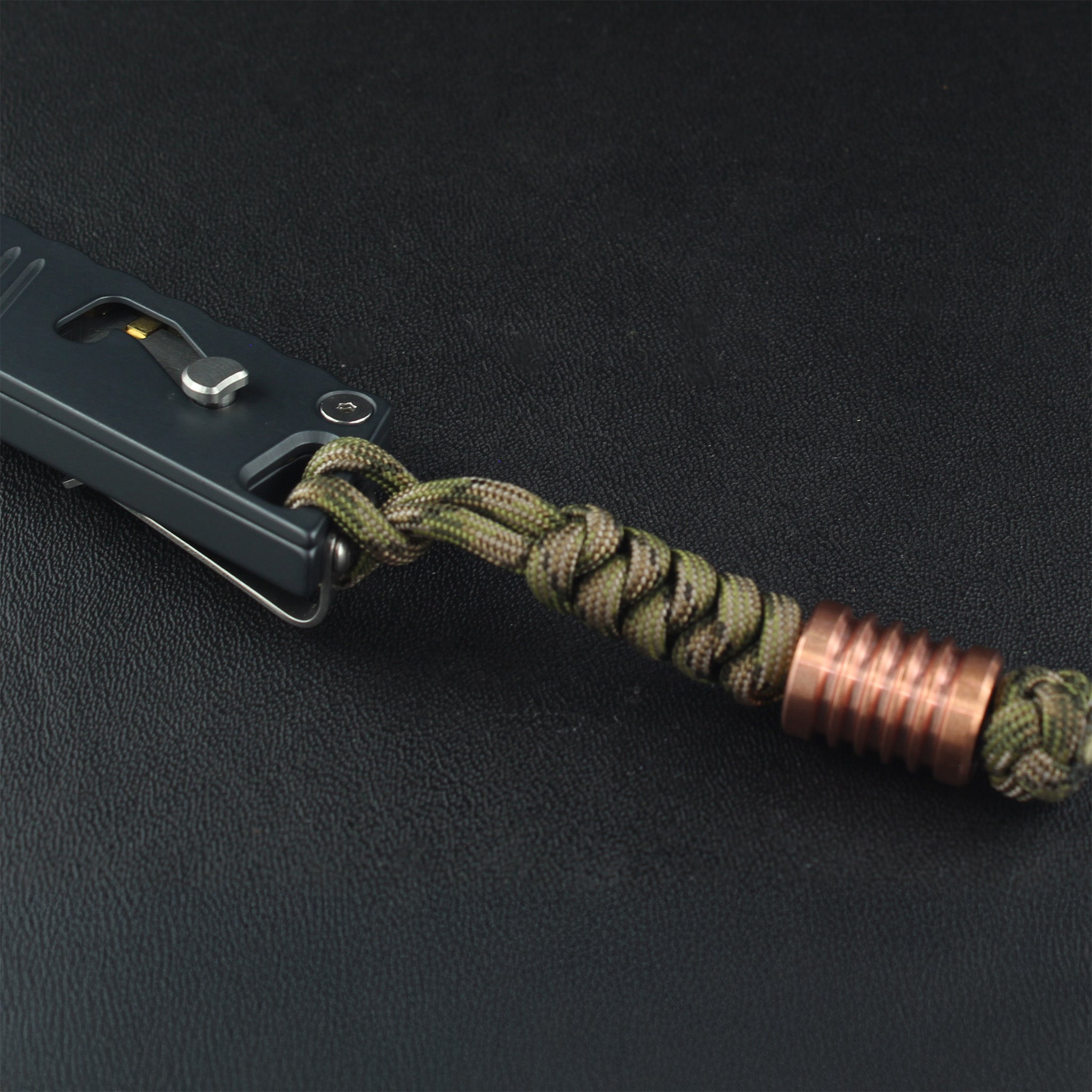 Paracord Lanyard with B3 Bead Copper - Focusworks EDC