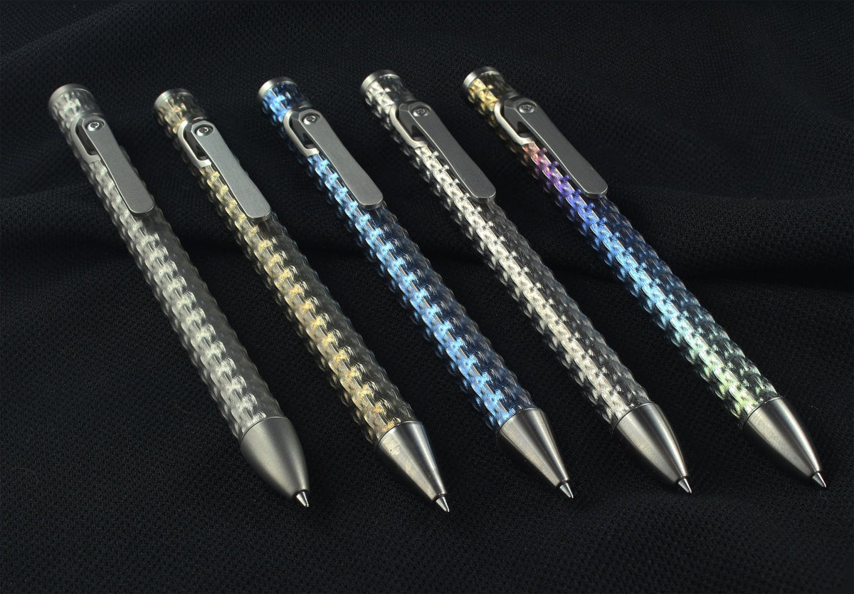 Sideswipe Gen 2 EDC Pen Dragonskin- Titanium - Focusworks EDC