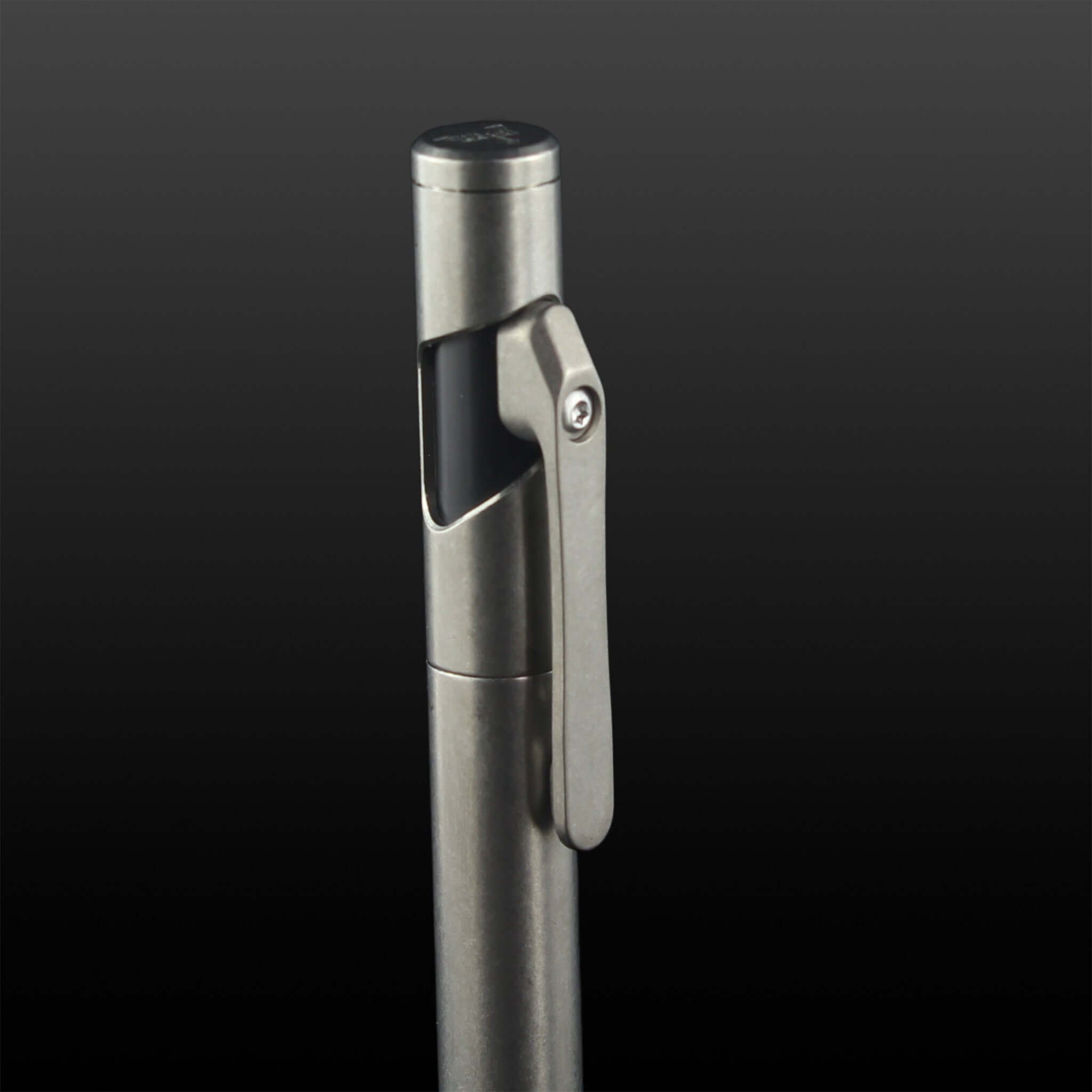 Sideswipe EDC Pen Short Grip Krakenskin- Titanium