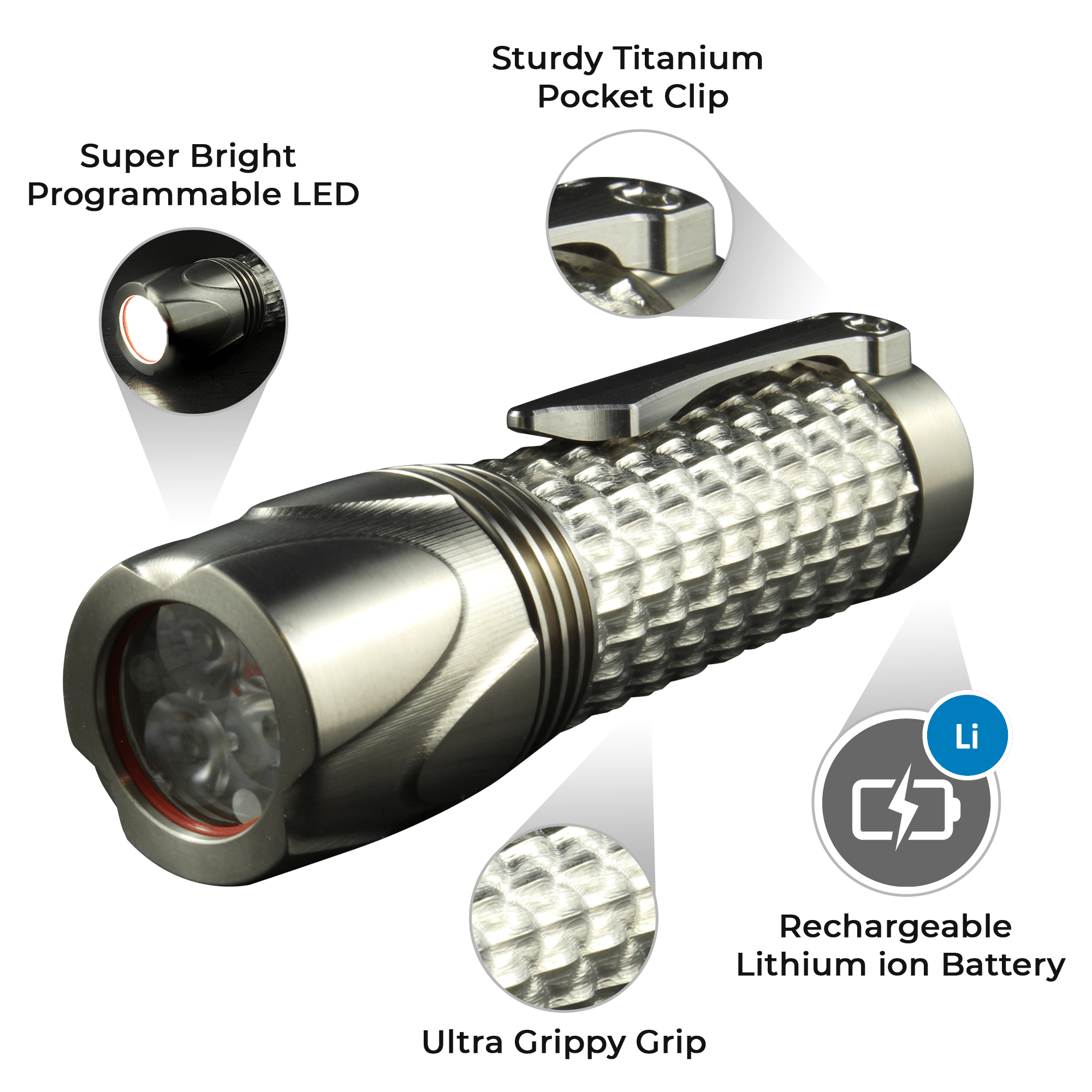 Eryx Flashlight - Titanium