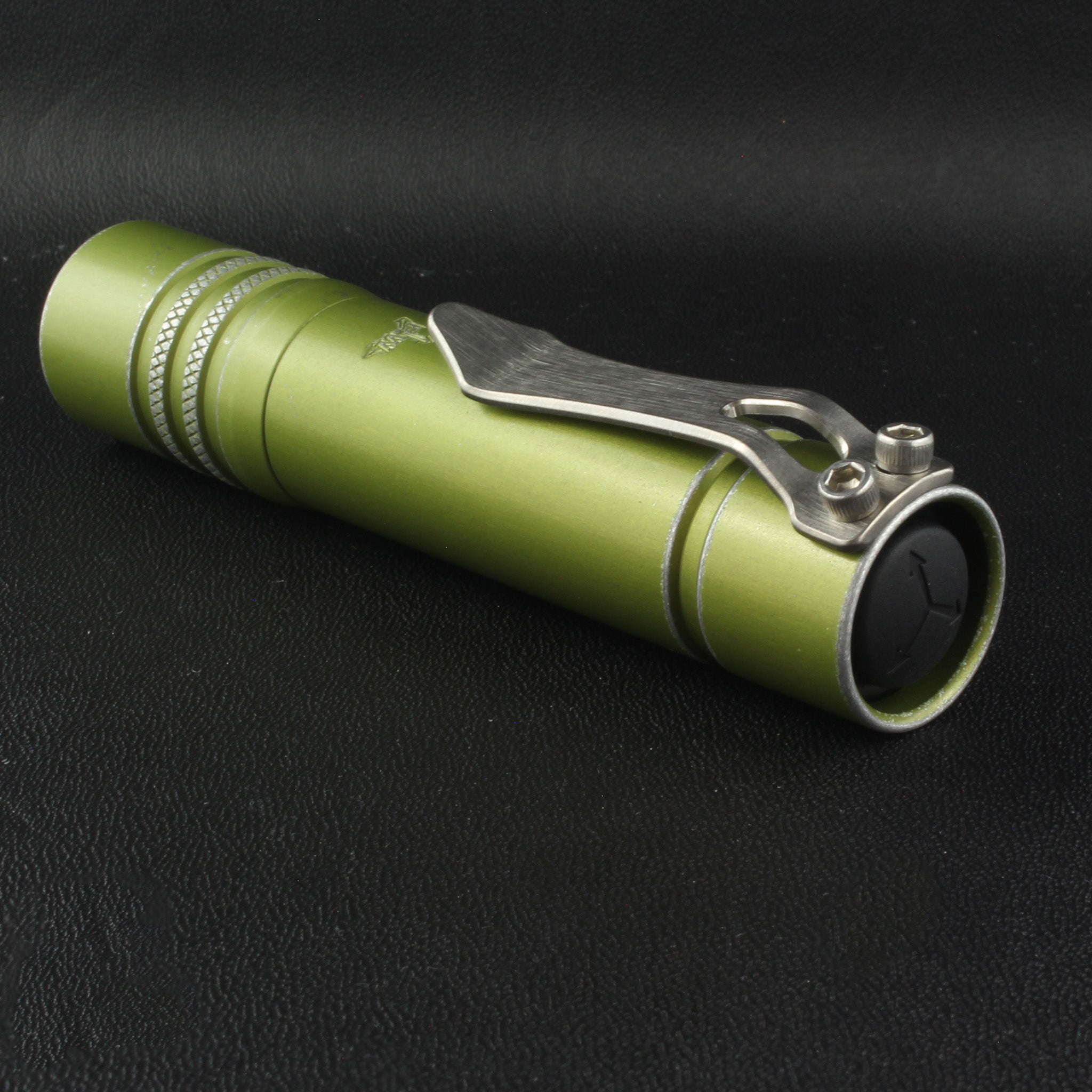 F3 Flashlight Aluminum Distressed Olive Green