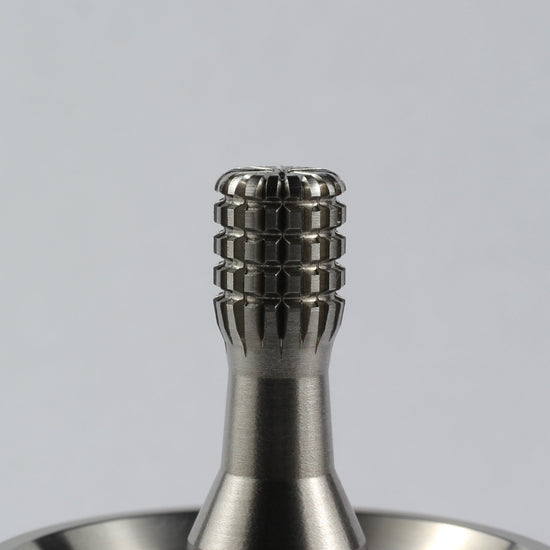 spinoff stainless steel spinning top