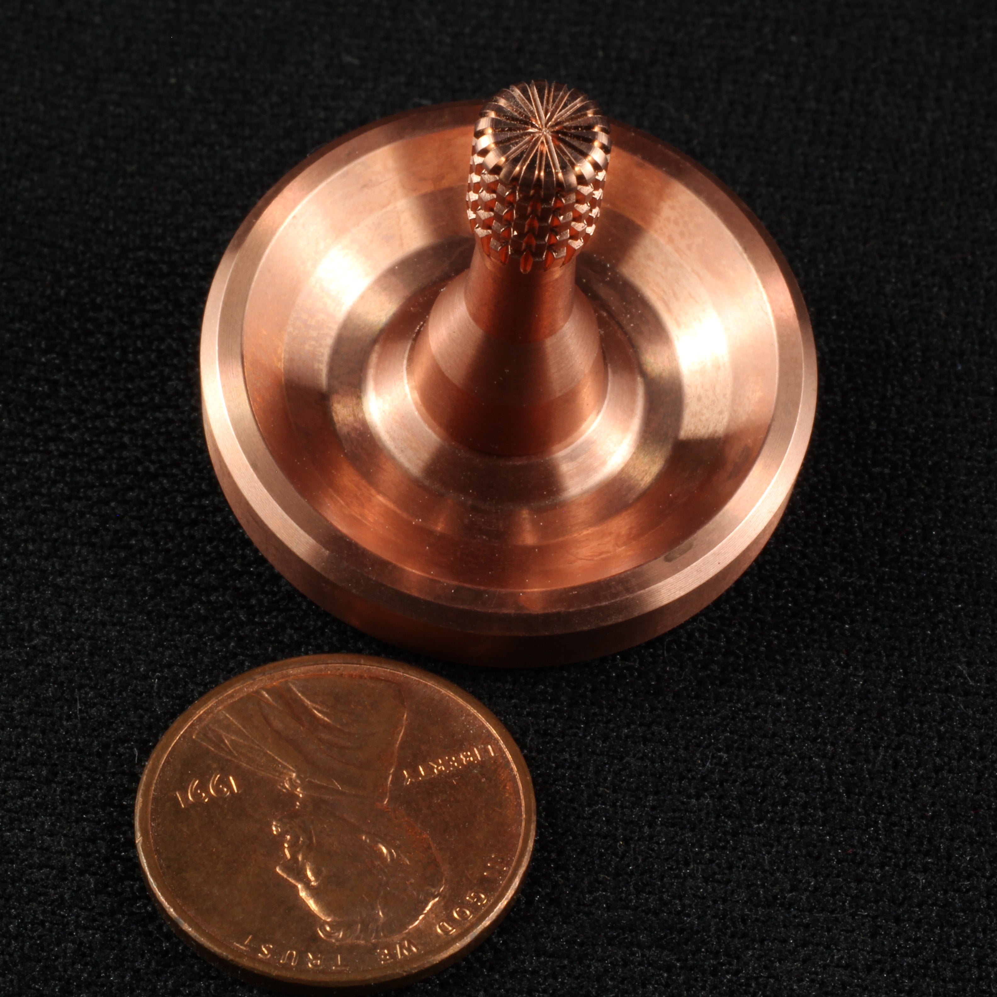 Spinoff Spinning Top Copper