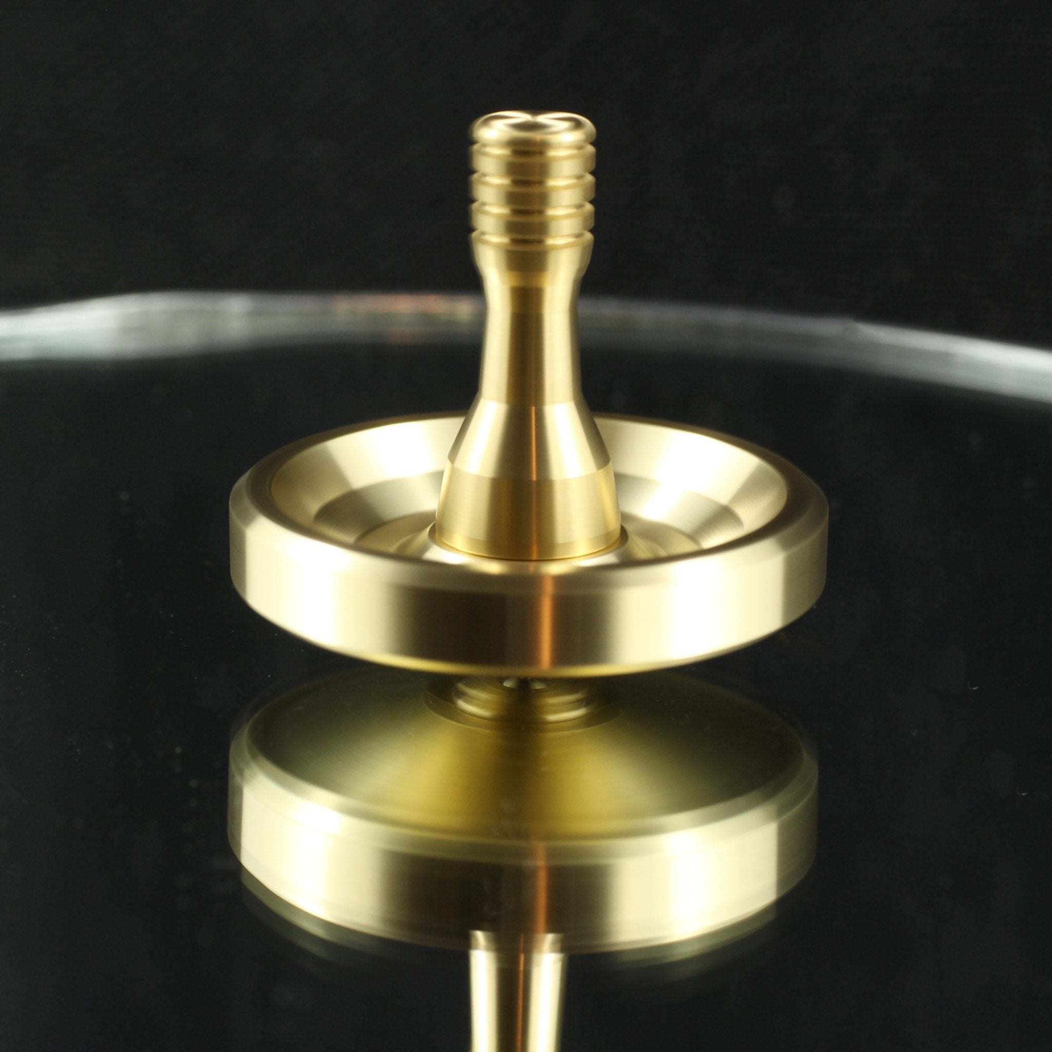 Spinoff Spinning Top in Brass