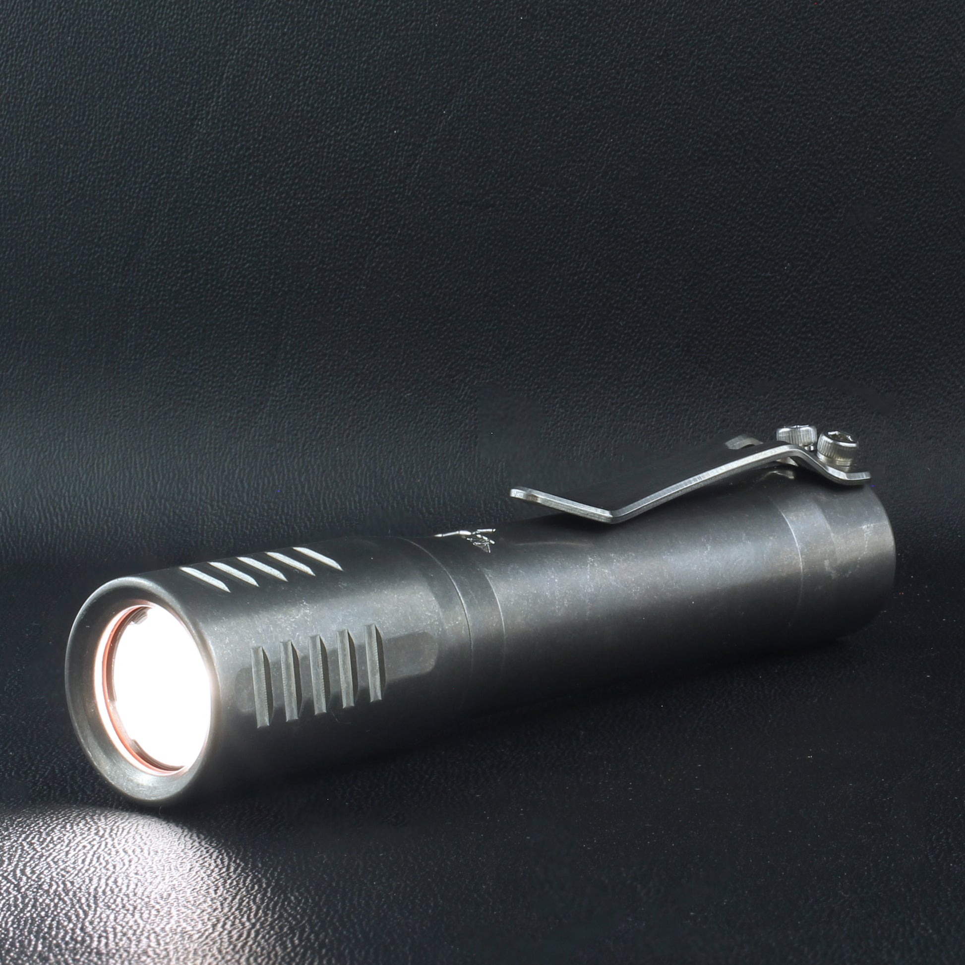 The F2 Flashlight in Titanium