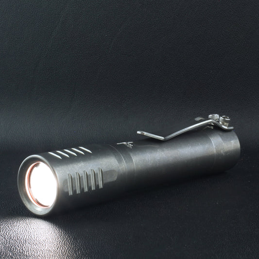 The F2 Flashlight in Titanium