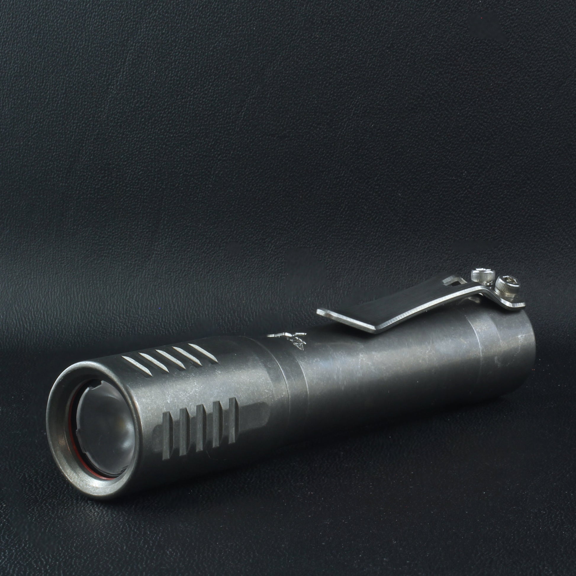 The F2 Flashlight in Titanium