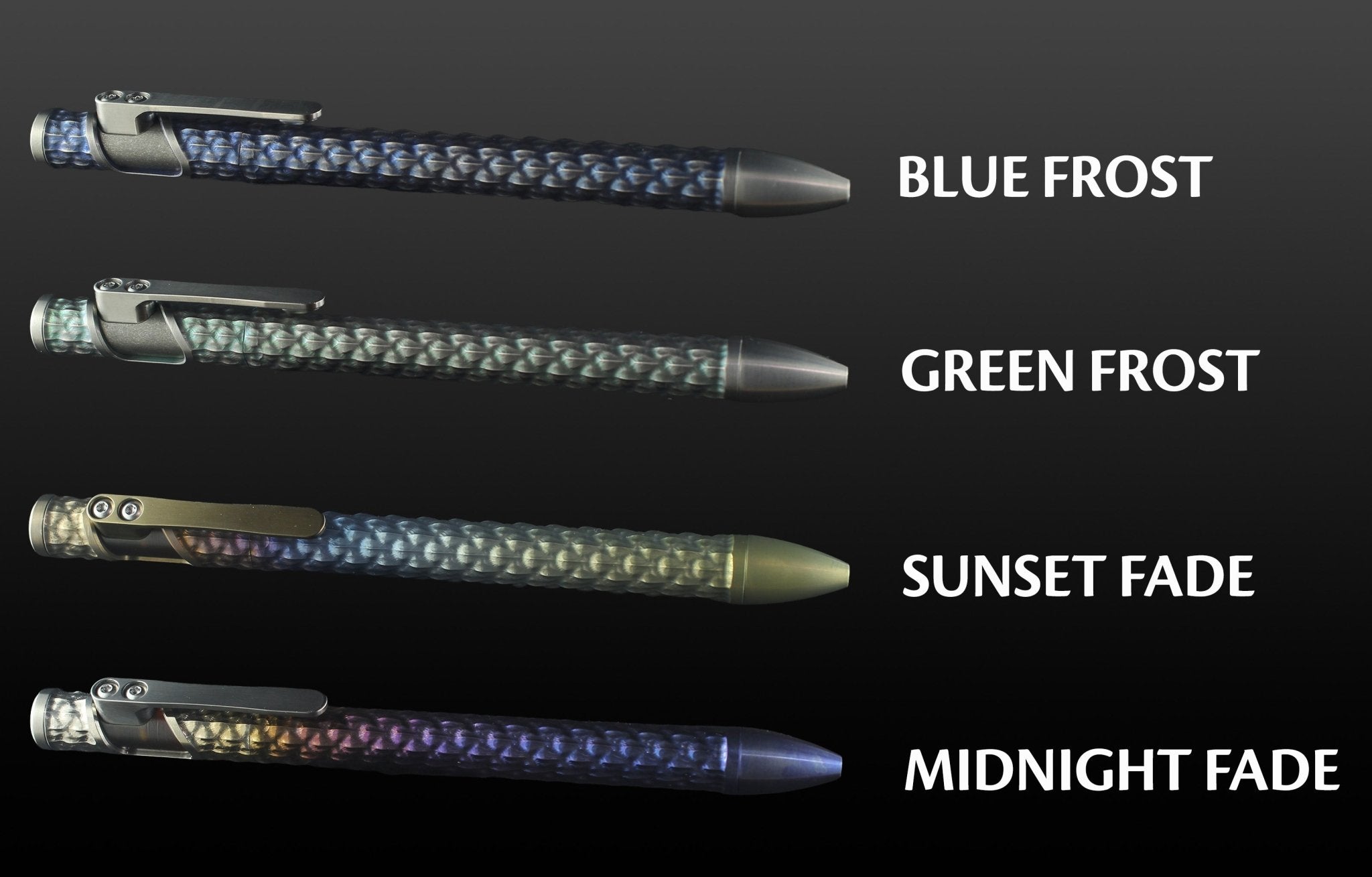 Sideswipe EDC Pen Dragonskin- Titanium