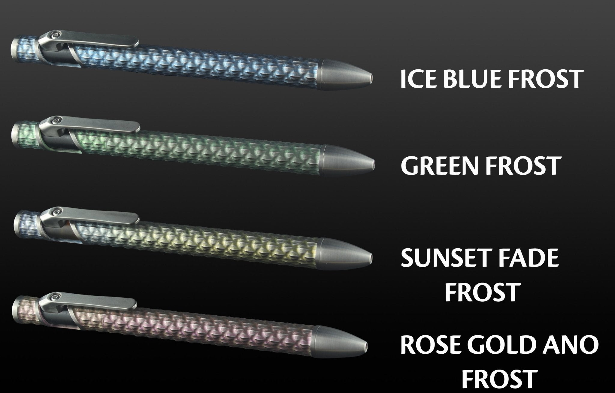 Sideswipe EDC Pen Dragonskin- Titanium