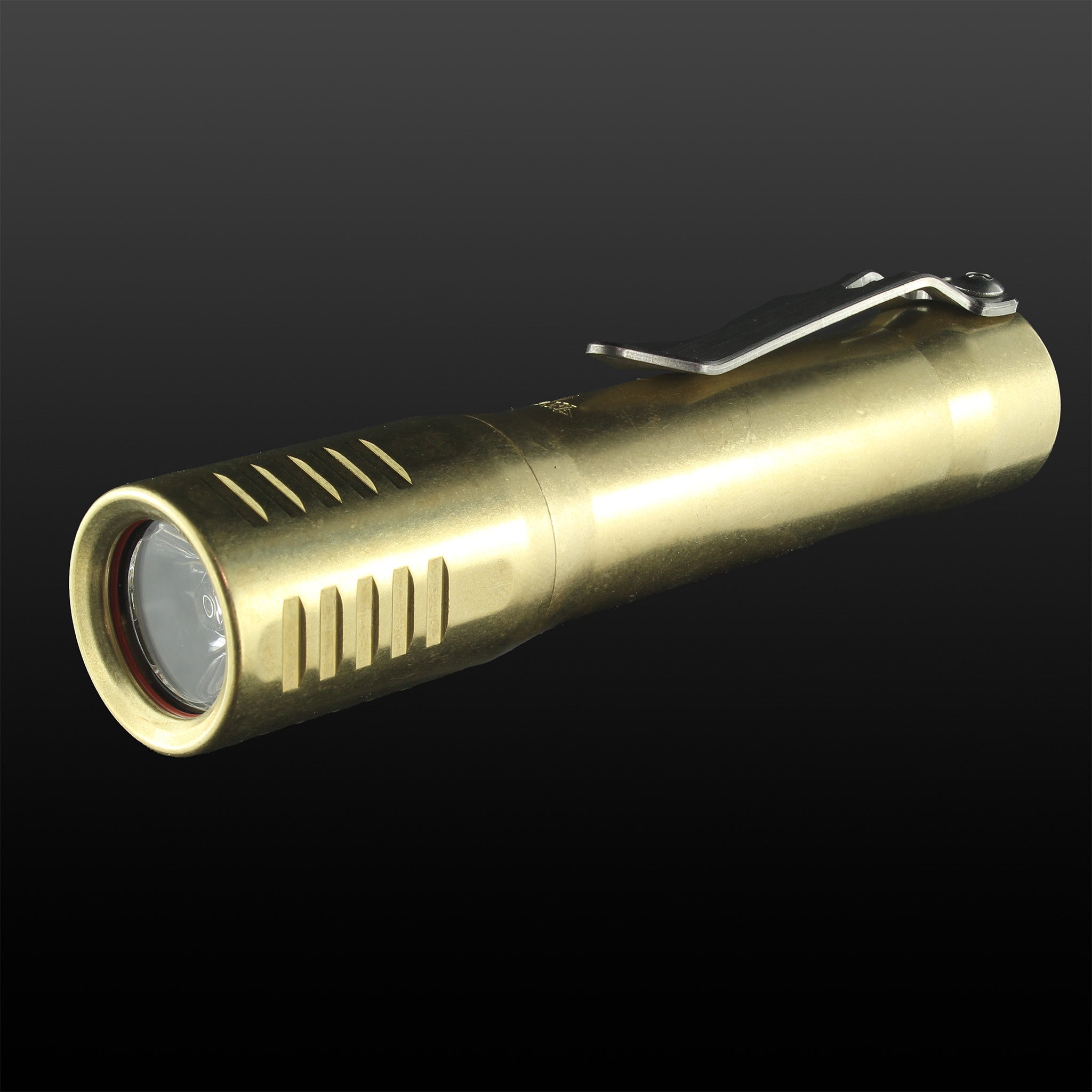 F2 Flashlight Brass – Focusworks EDC
