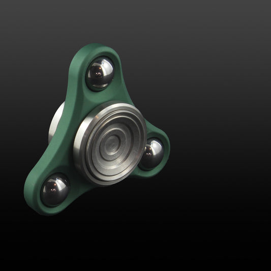 Micro S Aluminum Fidget Spinner GREEN