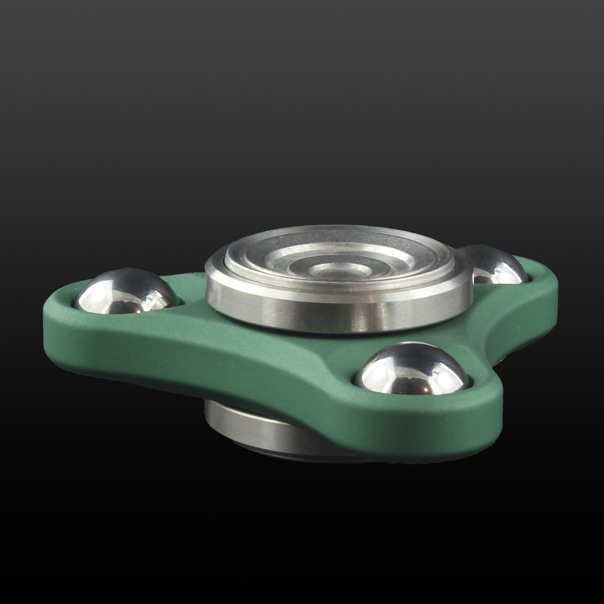 Micro S Aluminum Fidget Spinner GREEN