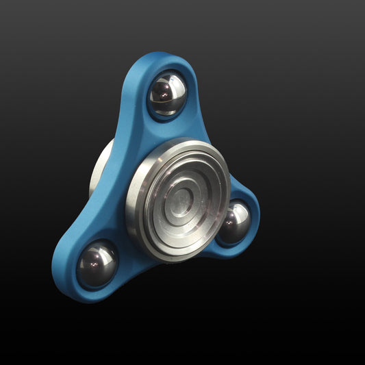 Micro S Aluminum Fidget Spinner BLUE