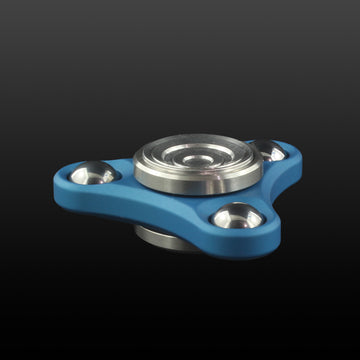 Micro S Aluminum Fidget Spinner BLUE