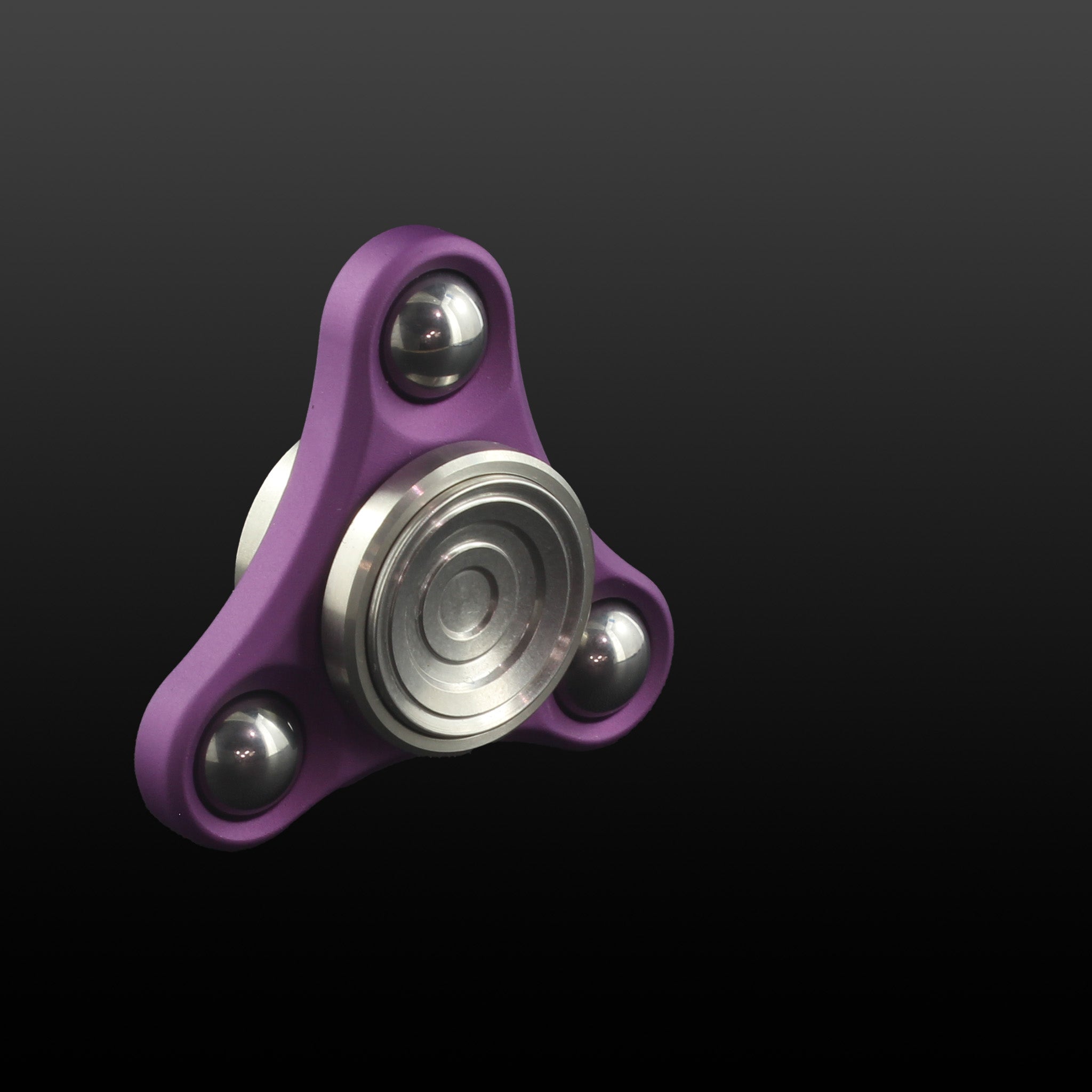 Micro S Aluminum Fidget Spinner PURPLE