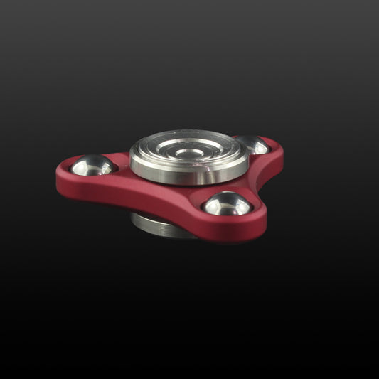 Micro S Aluminum Fidget Spinner RED