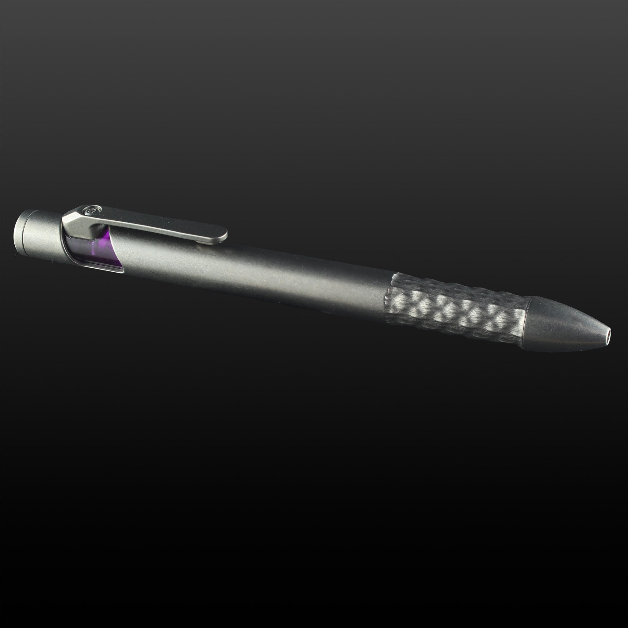 Sideswipe Gen 2 EDC Pen Short Dragonskin - Titanium - Focusworks EDC