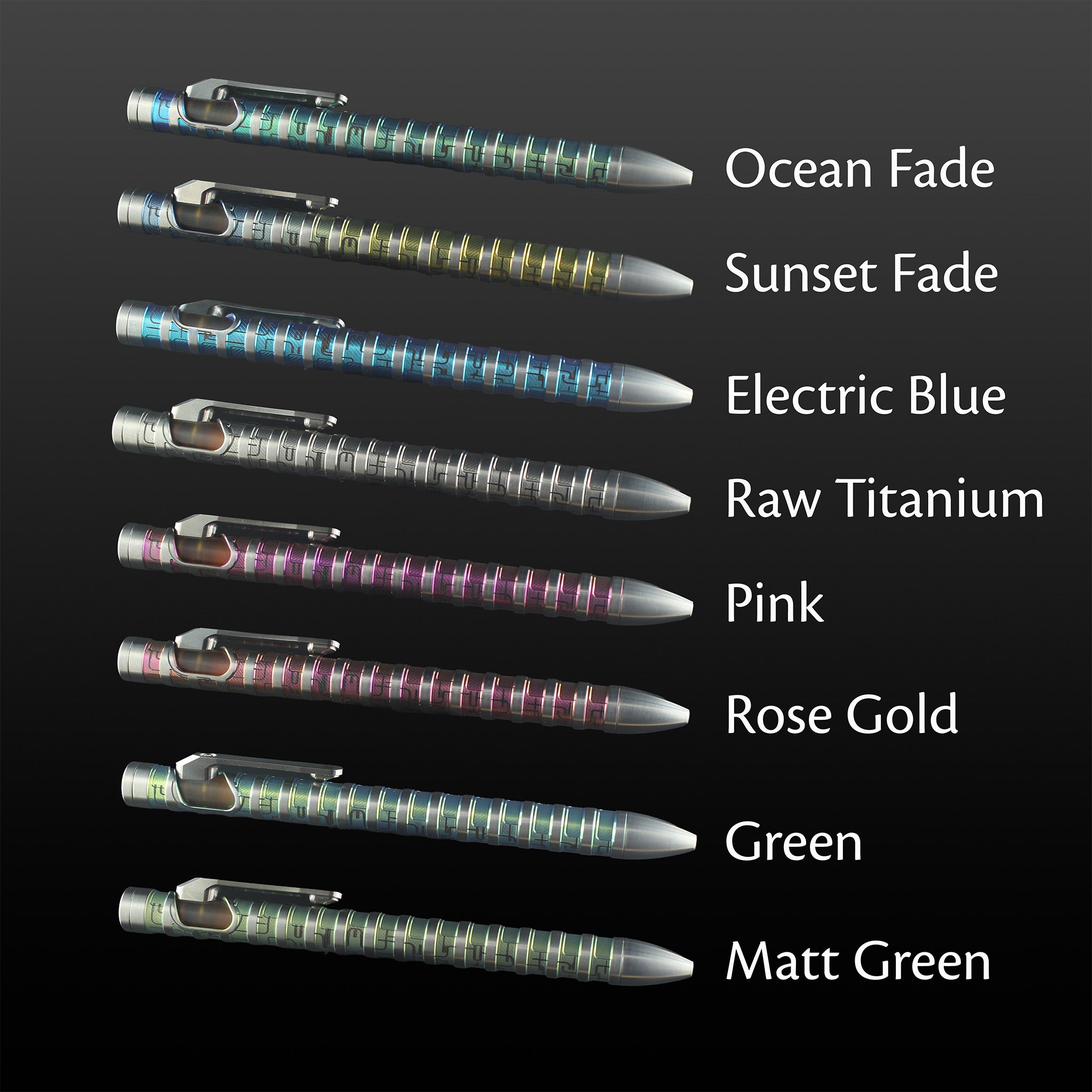 Sideswipe Gen 2 EDC Pen Roboskin- Titanium