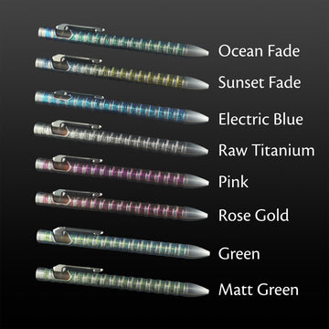 Sideswipe Gen 2 EDC Pen Roboskin- Titanium