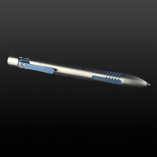 Sideswipe EDC Pen - two-tone blue ano