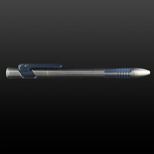 Sideswipe EDC Pen - two-tone blue ano