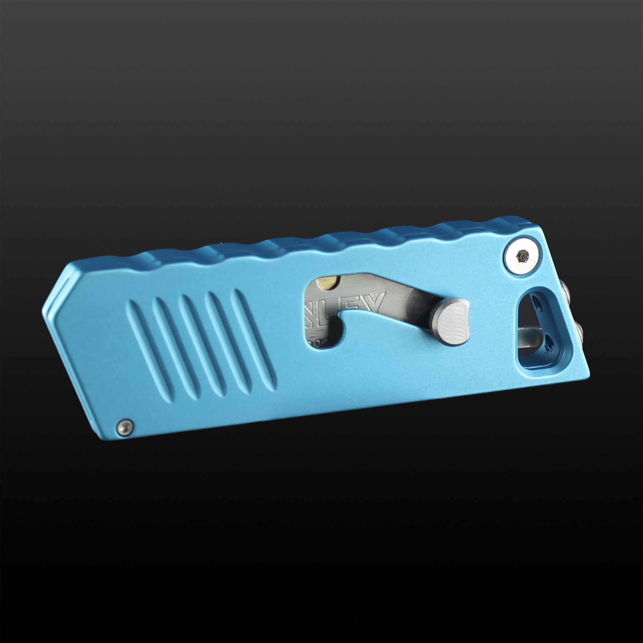 box cutter pedal Bob the Boxcutter Aluminum | Bolt-Action EDC Utility Tool