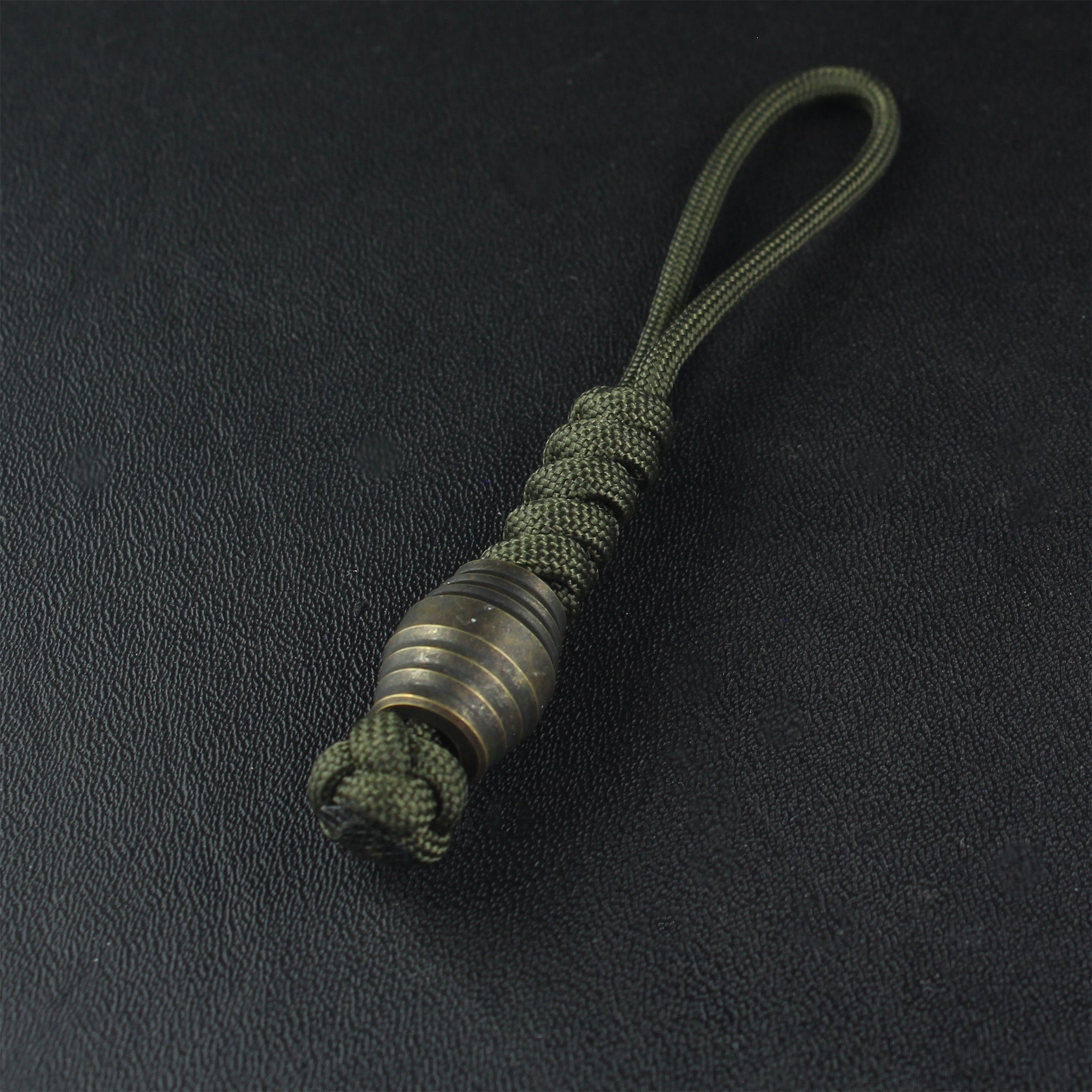 Paracord Lanyard with B6 Bead Brass - Focusworks EDC