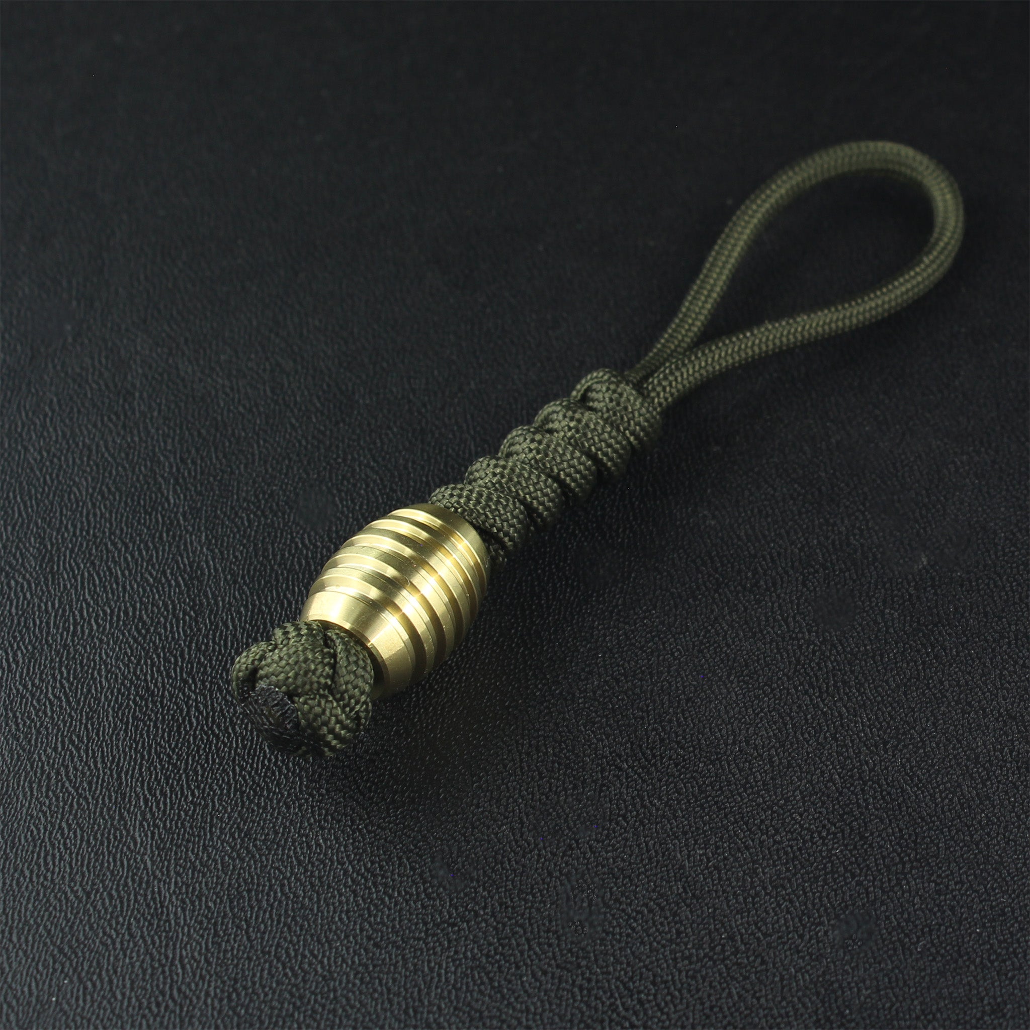 Paracord Lanyard with B7 Bead Brass - Focusworks EDC