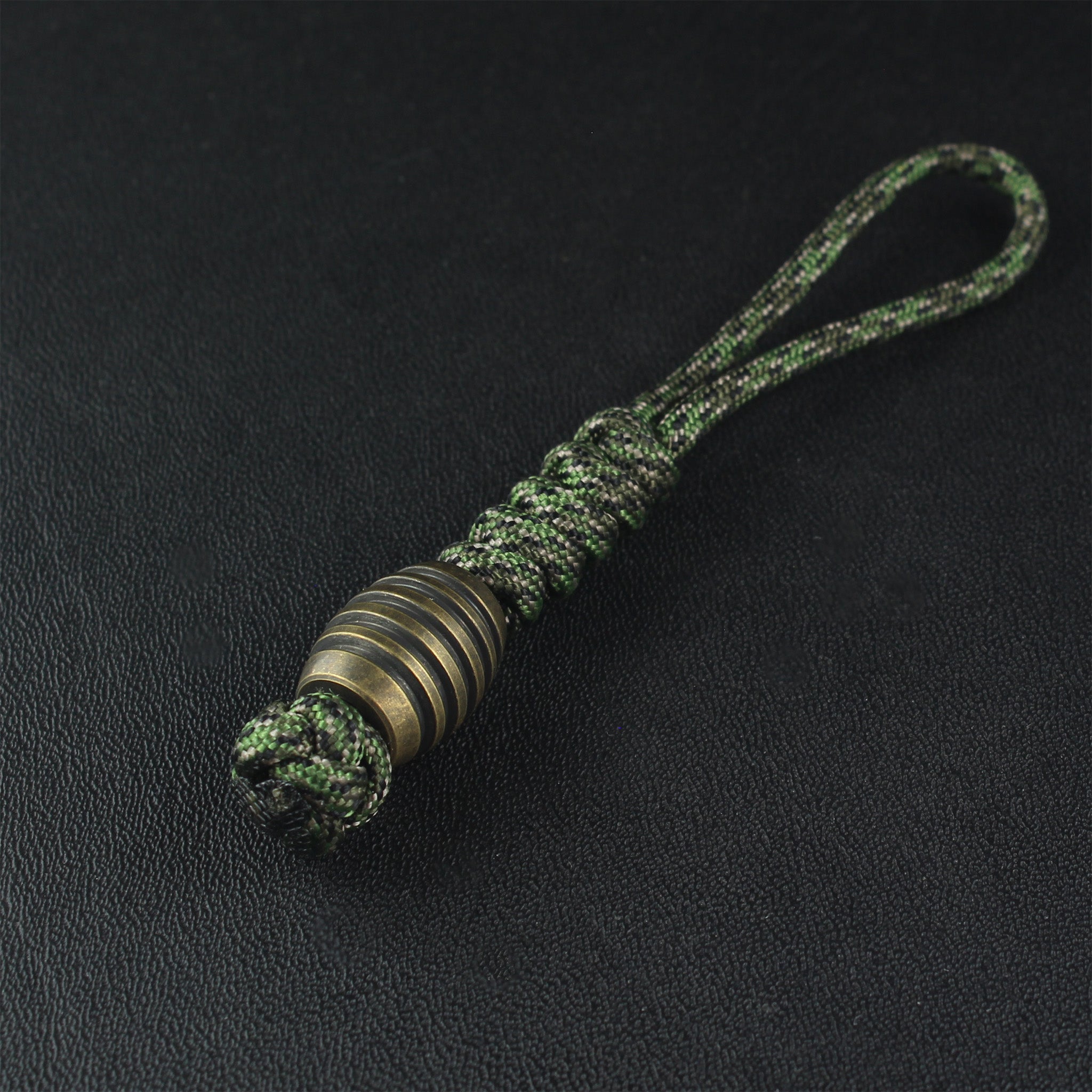 Paracord Lanyard with B7 Bead Brass - Focusworks EDC