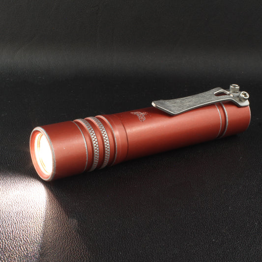 F3 Flashlight Aluminum Distressed Orange