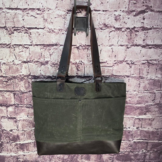 Everyday Tote with Full Leather bottom