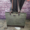 Everyday Tote with Full Leather bottom