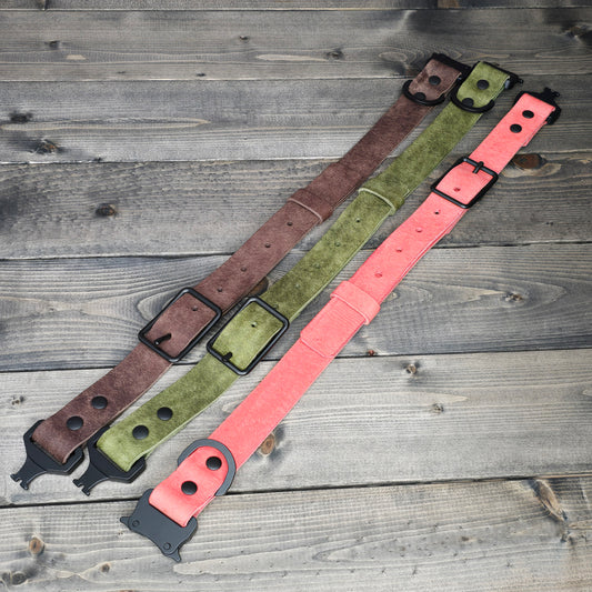 Leather 1" Dog Collar with Quick Connect