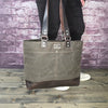 Everyday Tote with Full Leather bottom