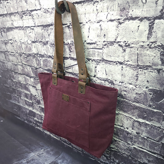 Everyday Waxed Canvas Tote