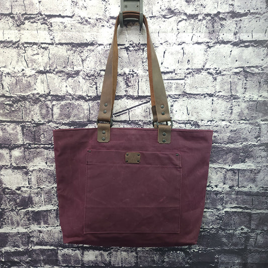 Everyday Waxed Canvas Tote