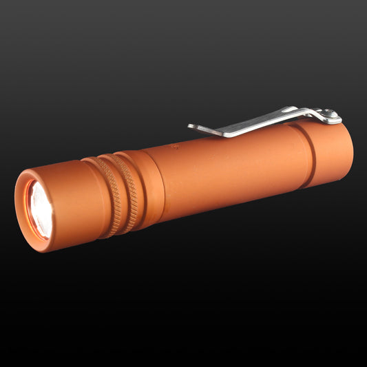 F3 Flashlight Aluminum Pumpkin Orange