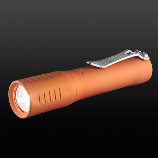 F2 Flashlight Aluminum Pumpkin Orange