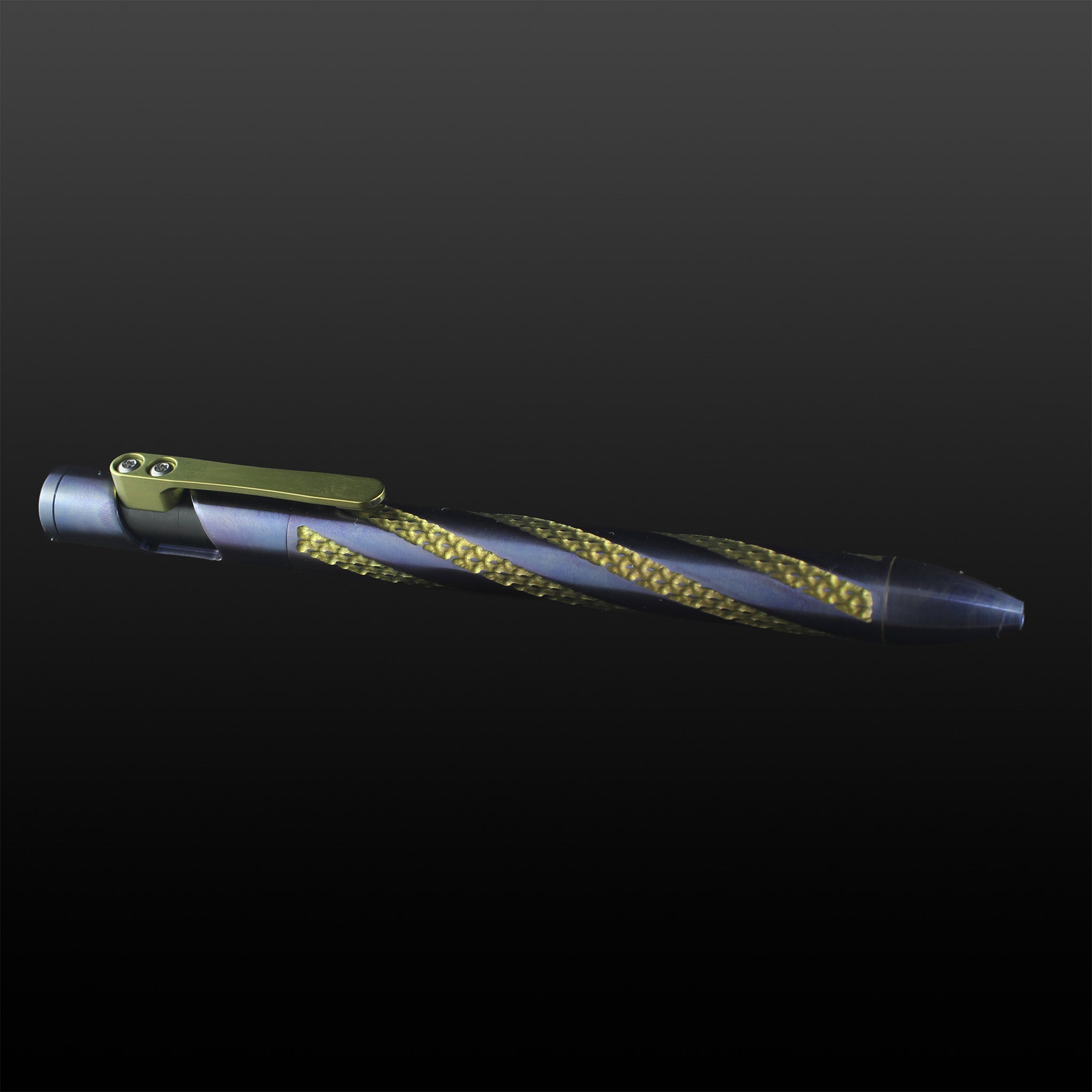Sideswipe EDC Pen Spiral Dragonskin - Titanium