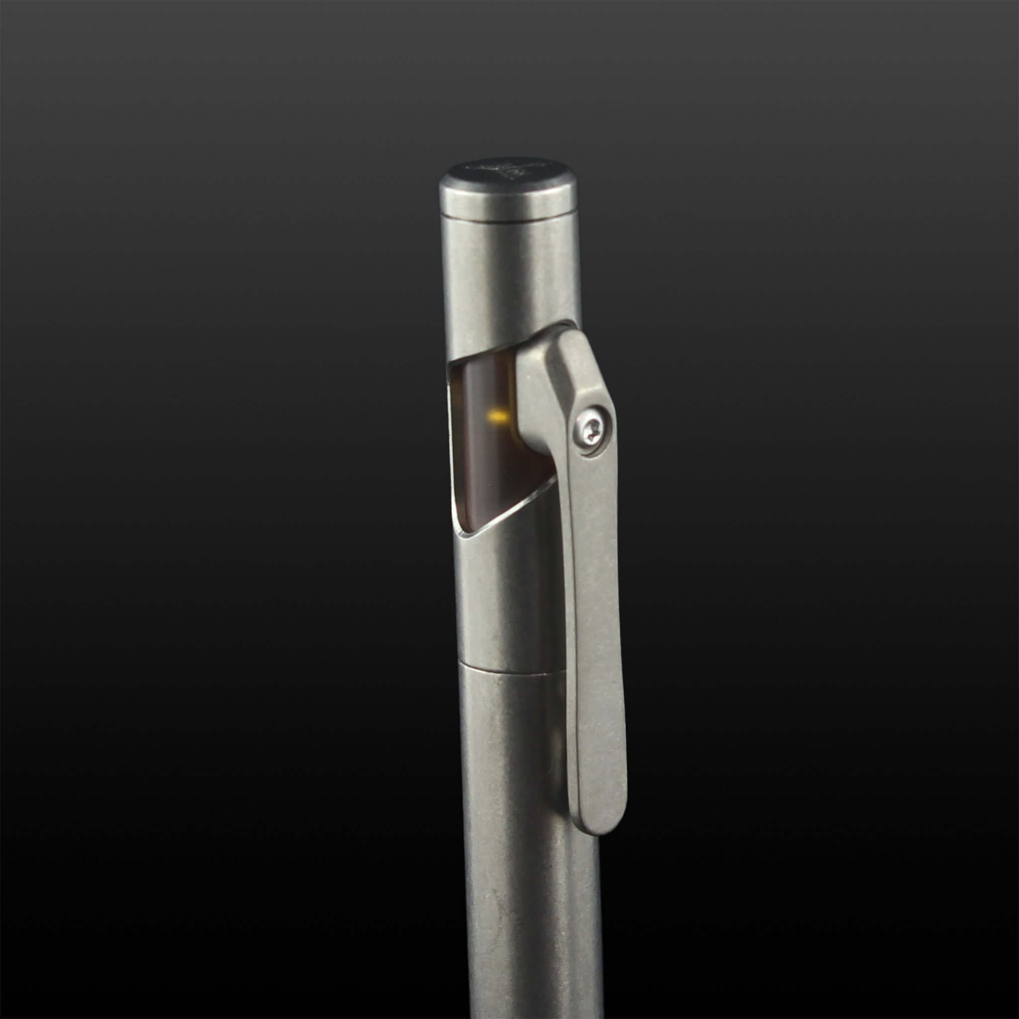 Sideswipe EDC Pen Short Grip Krakenskin- Titanium