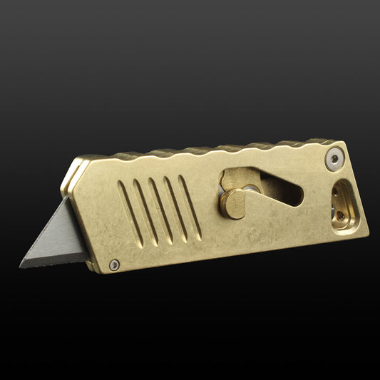 focusworks bob the boxcutter in brass