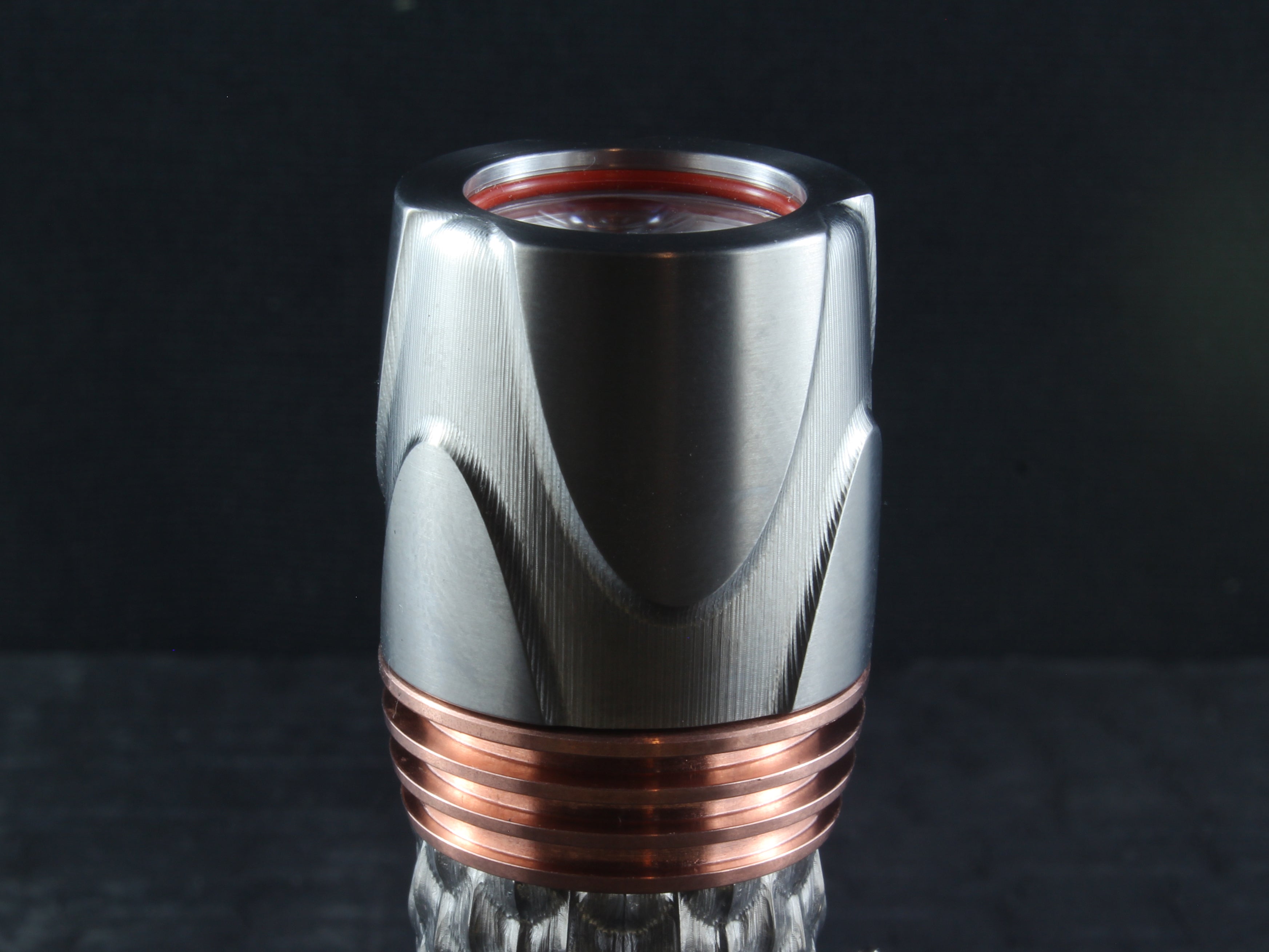Eryx Flashlight - Titanium with Copper Trim