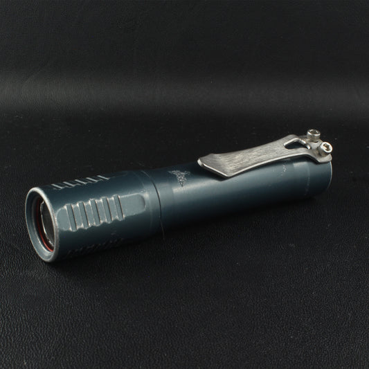 F2 Flashlight Aluminum Distressed Gunmetal Blue