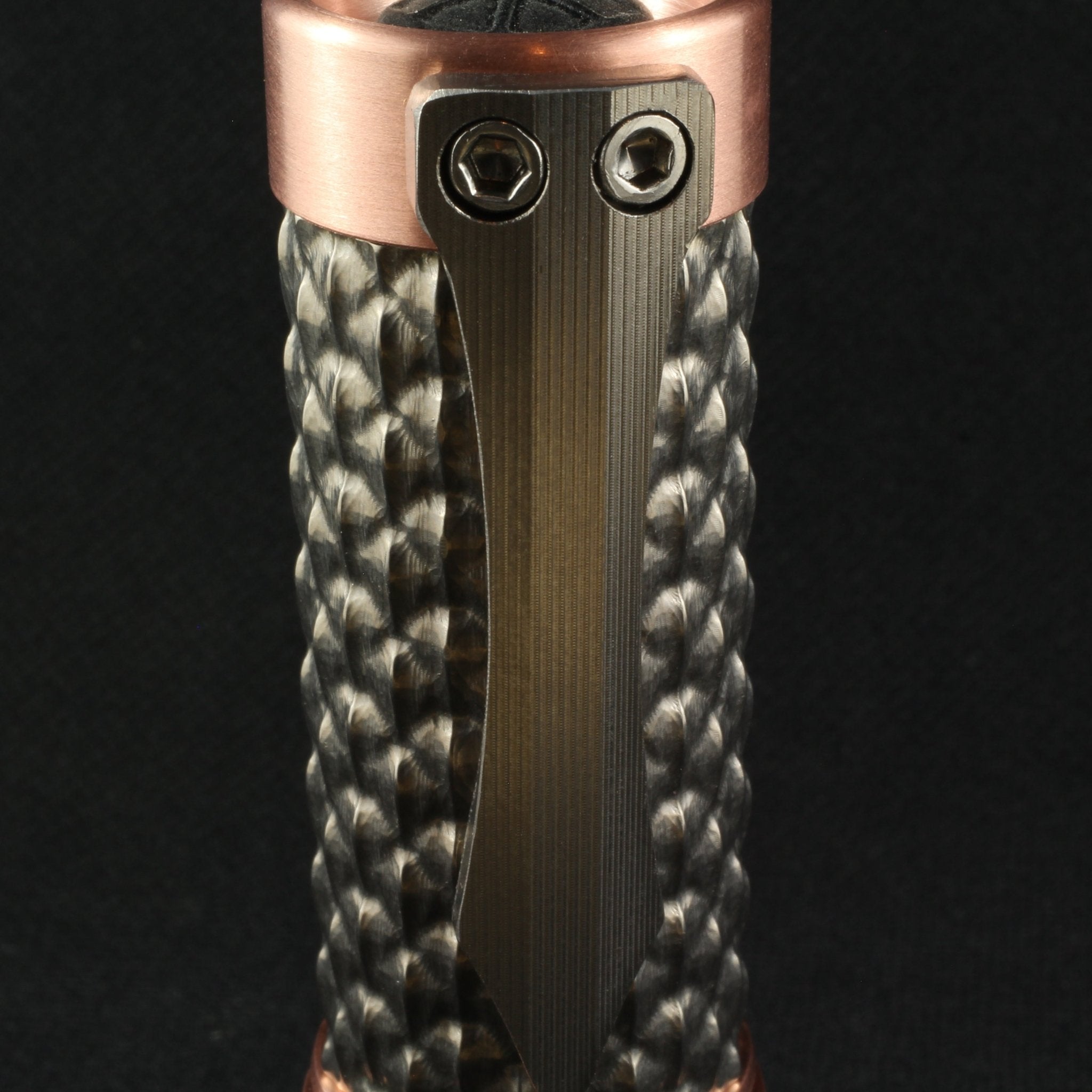 Eryx Flashlight - Titanium with Copper Trim