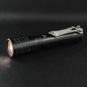 F2 Flashlight Aluminum Distressed Black