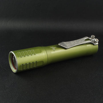 F2 Flashlight Aluminum Distressed Olive Green