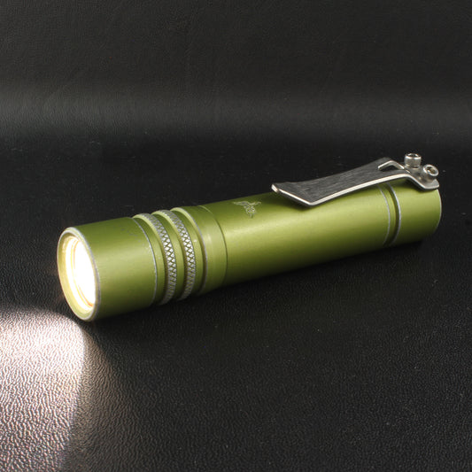 F3 Flashlight Aluminum Distressed Olive Green